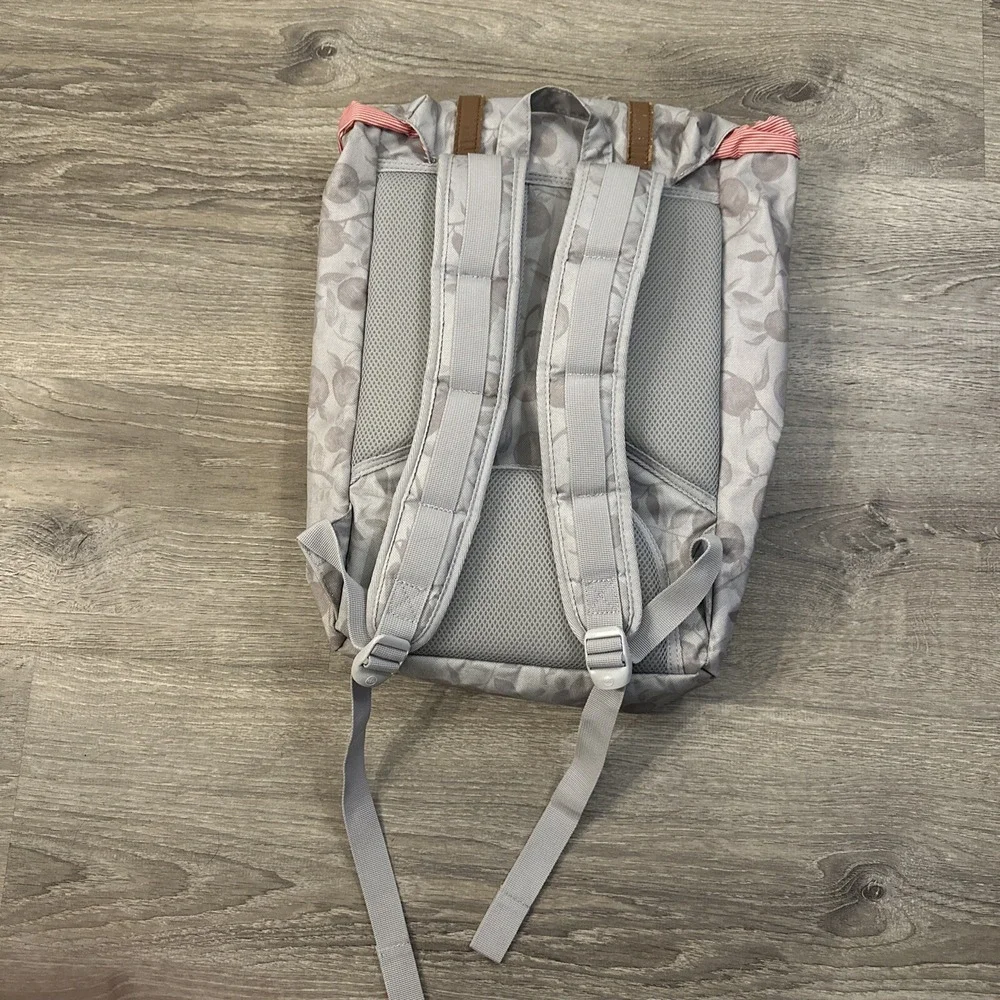 Herschel Backpack Little America Cinch Bag With Buckles And Laptop Pocket Floral